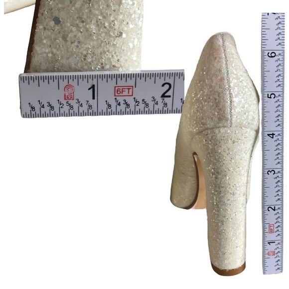 Lulus Luiz Sparkle Pointed Toe Pumps 7 Formal Prom Wedding Princess‎ Quinceanera - Picture 13 of 15